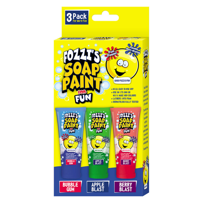 Fozzi's Soap Paint - 3 Pack